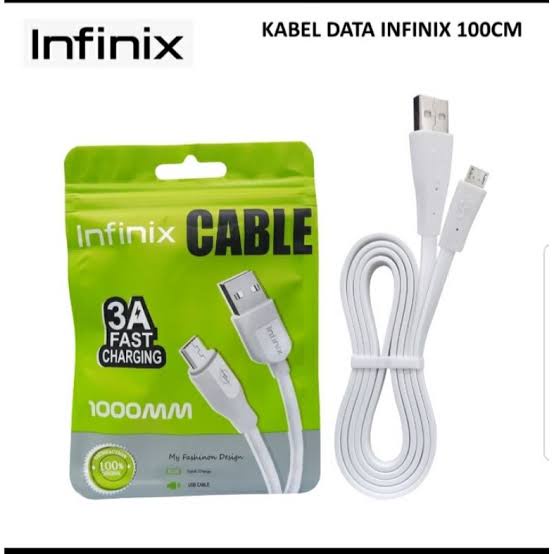 Cable Data White-Putih TYPE C/A/B/MICRO USB INFINIX Hot 30i 20 20s 12 12i 12Play 11 11S-NFC 11Play 10 10s 10Play 9 9Play 8 7 7Pro Note 11 11S 11PRO 10 10PRO Note 8 7 Lite Kabel ORI Original Galaxy Adapter Charger Super Fast Charging 5G 4G Adaptor PRO 30 i