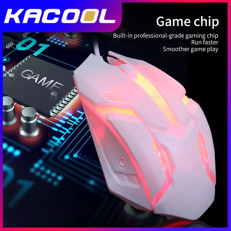 Mouse Gaming Lampu Led 3d Roller Colorful Gradient Mouse Limeide Wired Mouse