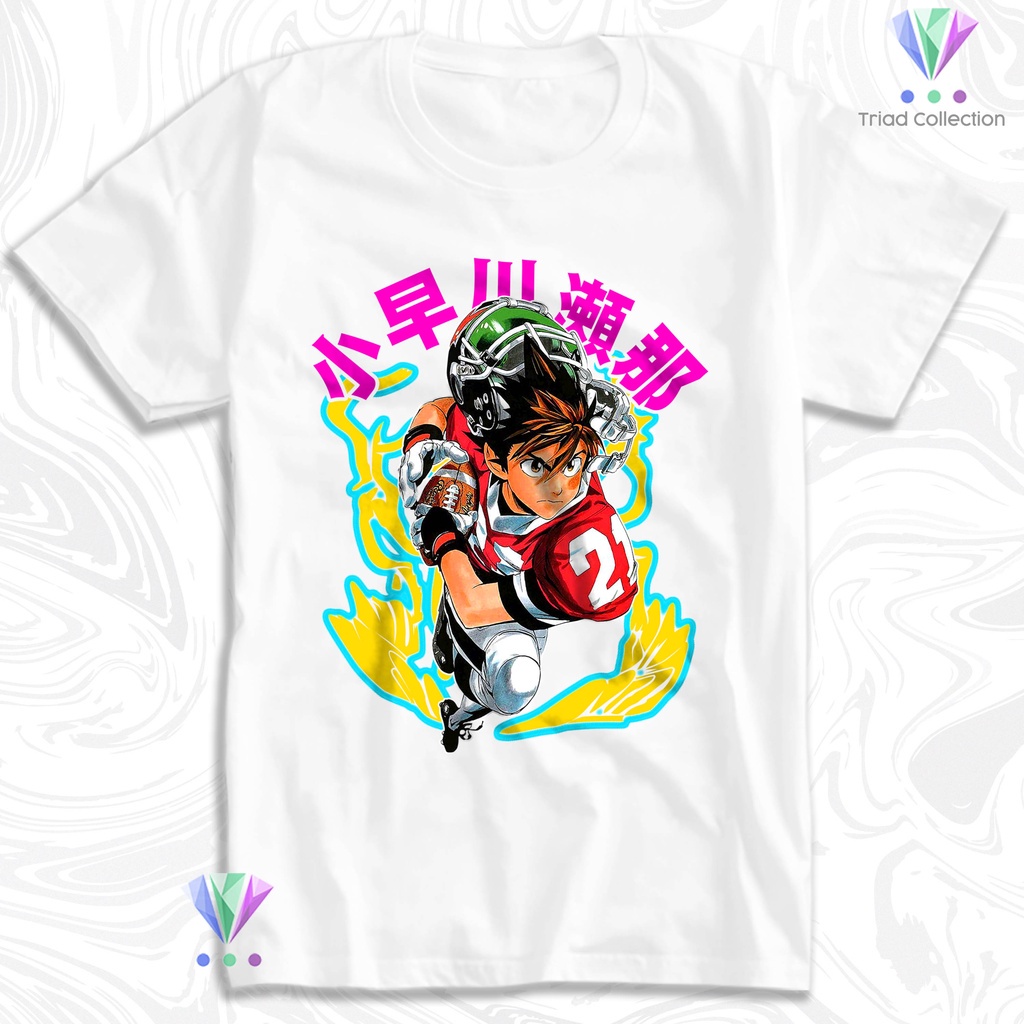 Tshirt Baju Kaos Distro EYESHIELD 21 SENA KOBAYAKAWA DEIMON DEVIL BATS / Kaos Distro Pria Wanita