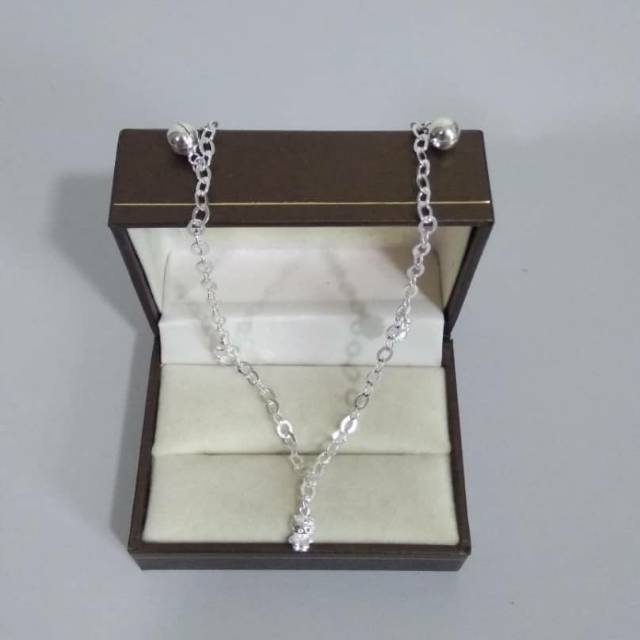 Gelang tangan/gelang kaki bayi/gelang kaki dewasa hello kitty Perak 925