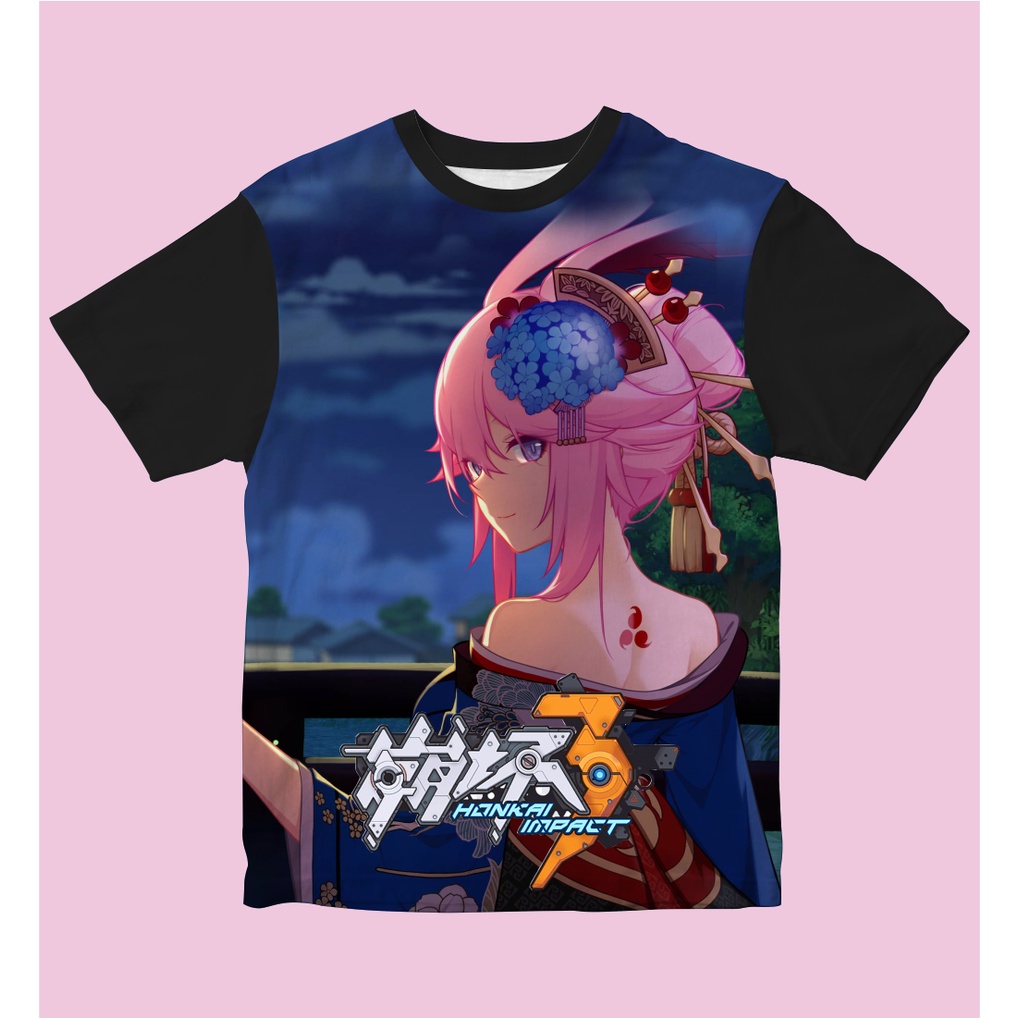 Kaos Anak Sakura Honkai Impact 3rd, Yae Sakura - Ninacuteshop