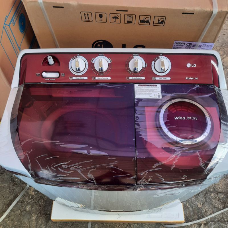 LG P9050RTB MESIN CUCI 2 TABUNG TWIN TUB 9 KG P9050