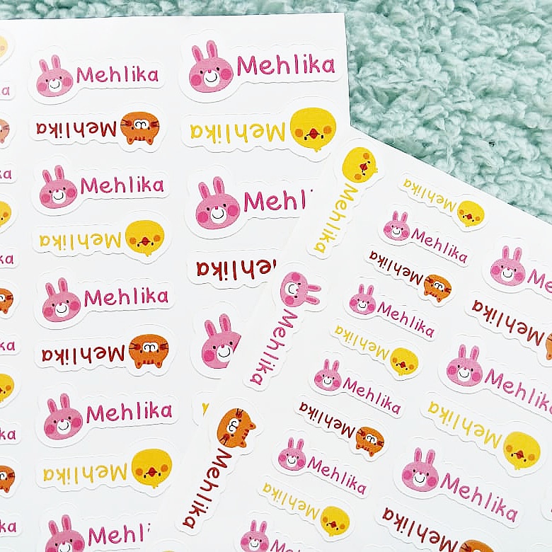 

(LIGHTLYSKY) Letter Shape Waterproof Label - Label Nama Waterproof Custom