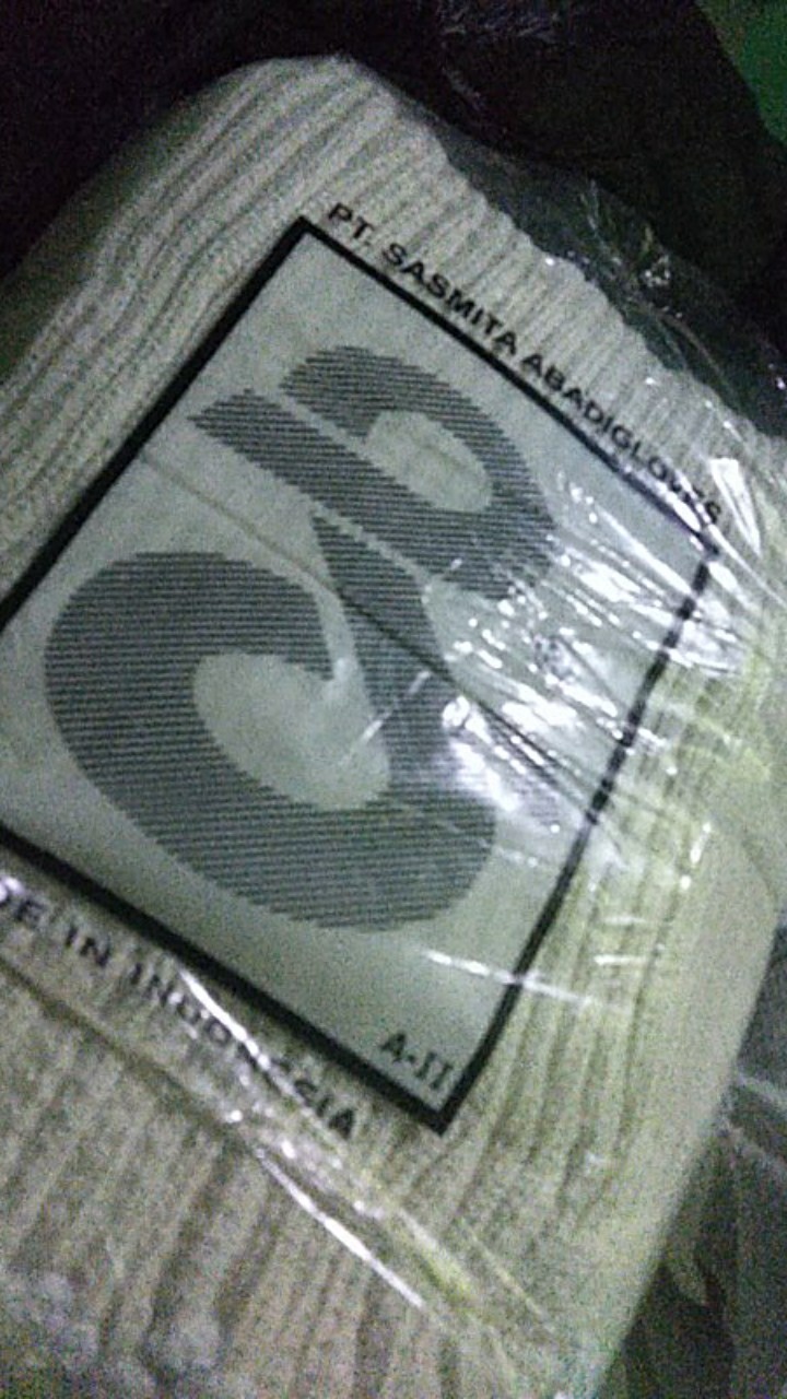 12 Pcs  Kaos Tangan Kerja Putih(mangkak)