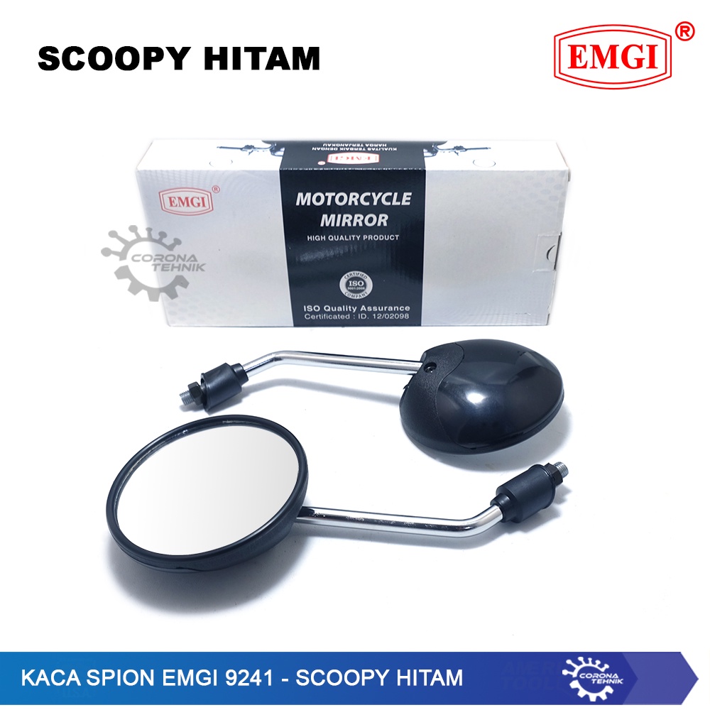 EMGI - Kaca Spion - 9241 - Scoopy Hitam