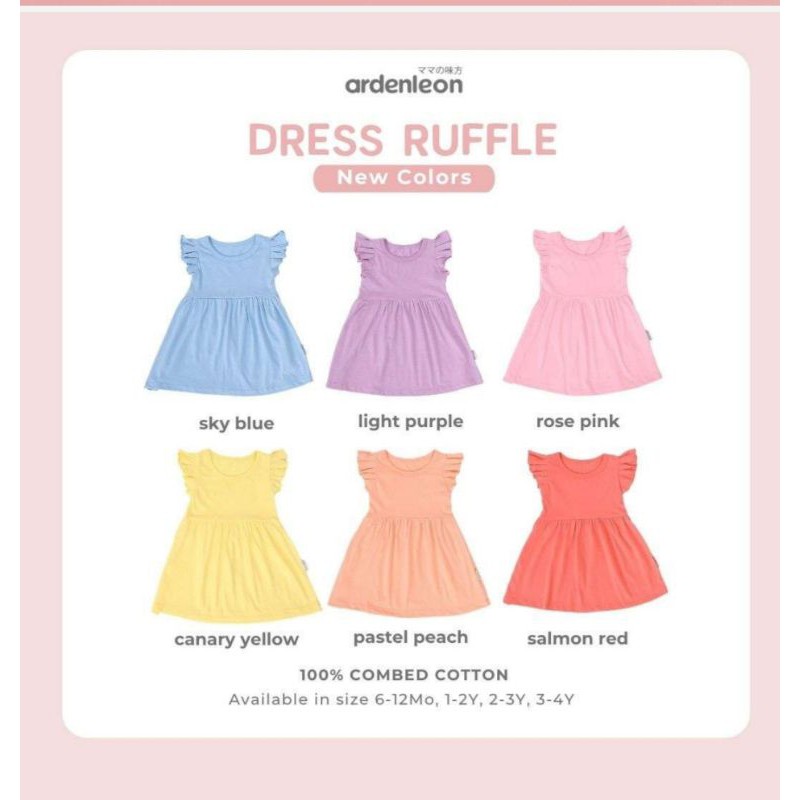 Ardenleon Dress with Ruffle New Colors