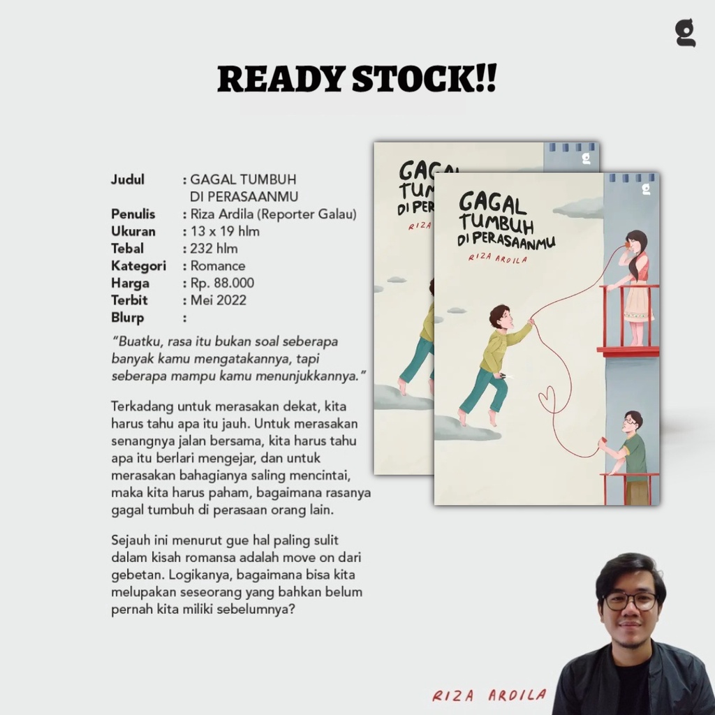 Gagal Tumbuh Di Perasaanmu