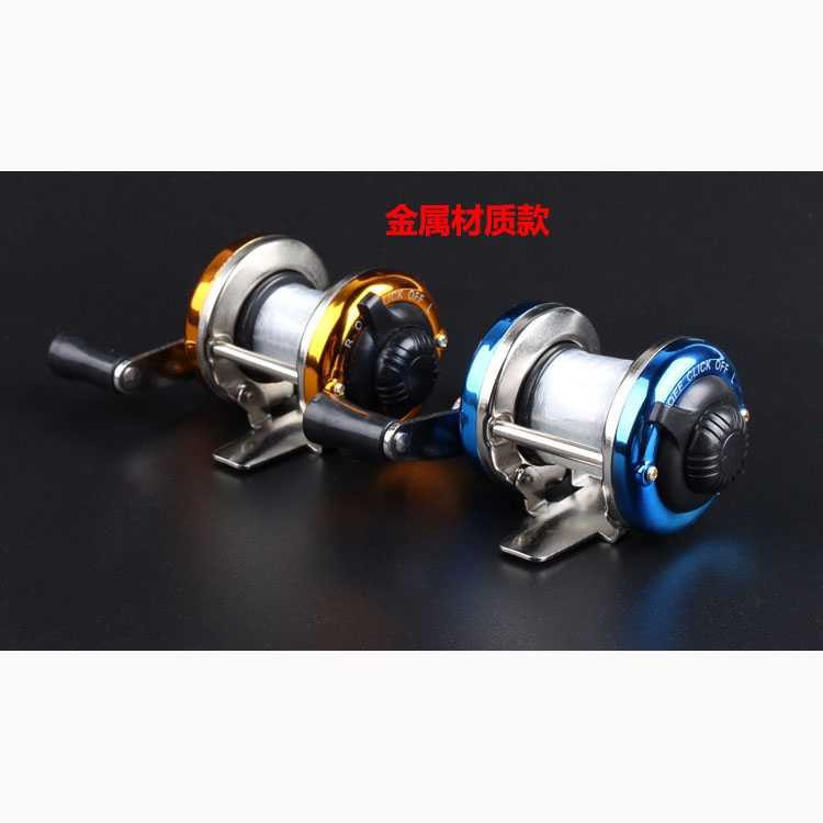 223&gt; Mini Reel AC100 Series Pancing Fishing Reel Gulungan Pancing Gear Ratio Merah Super Murah