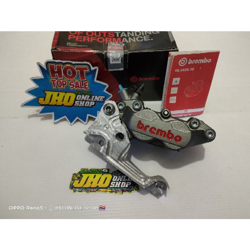 KALIPER BREMBO 4P ORIGINAL ITALY PLUS BREKET 260MM UNTUK BEAT VARIO 125 150 SCOOPY DLL