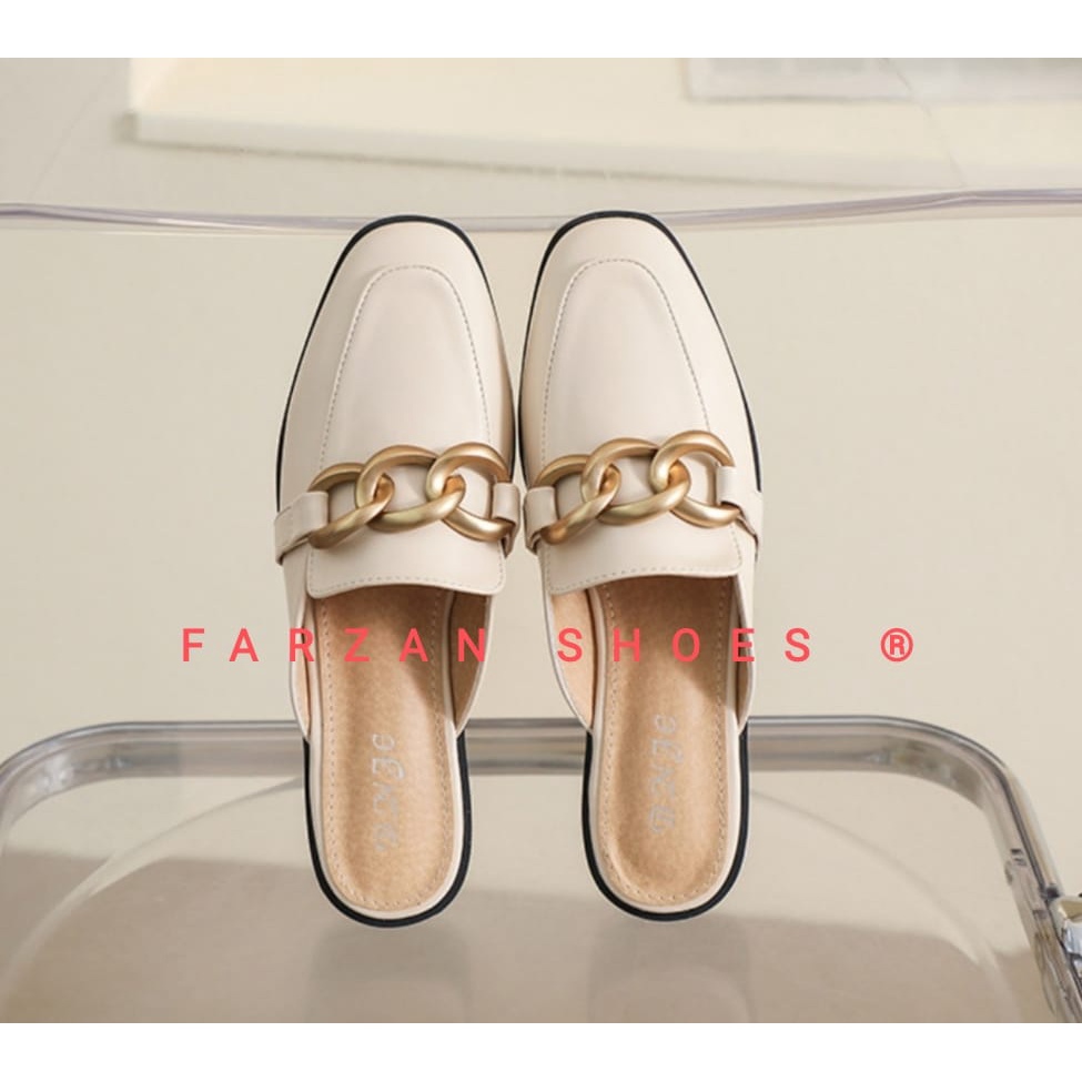 REAL [ICT FLATSHOES WANITA RANTAI  KOREA STYLE NV 01 SERBA SHOES