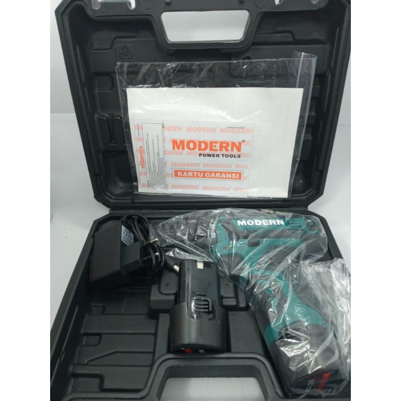 MESIN BOR BATERAI MODERN M-12V / MESIN BOR CORDLESS DRILL