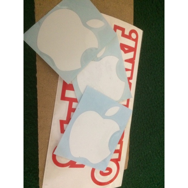 Cutting Sticker Apple Logo 4 Cm