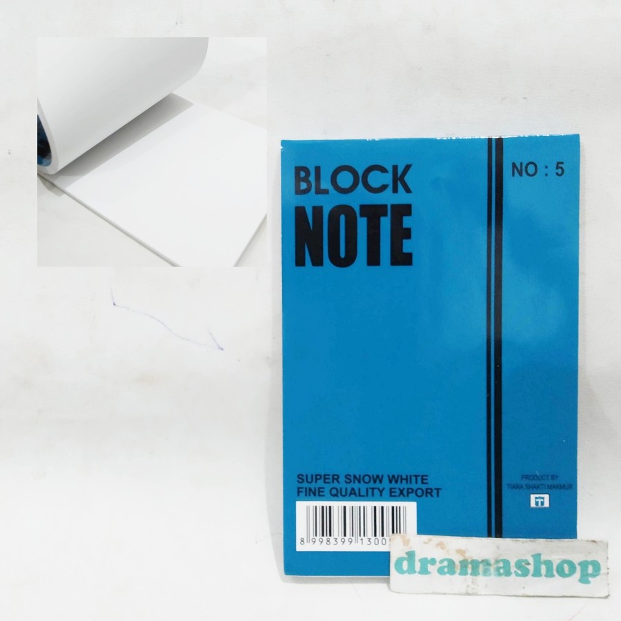 Bloc Note Kecil Polos