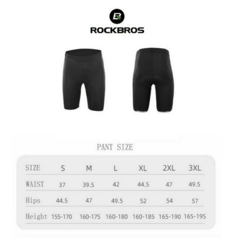 ROCKBROS RK1008 Cycling Short Pants- celana sepeda Padding Pria Wanita