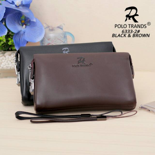 DOMPET PRIA HAND BAG PRIA HAND BAG DOMPET TANGGAN HAND BAG POLO TRANDS 6333-2