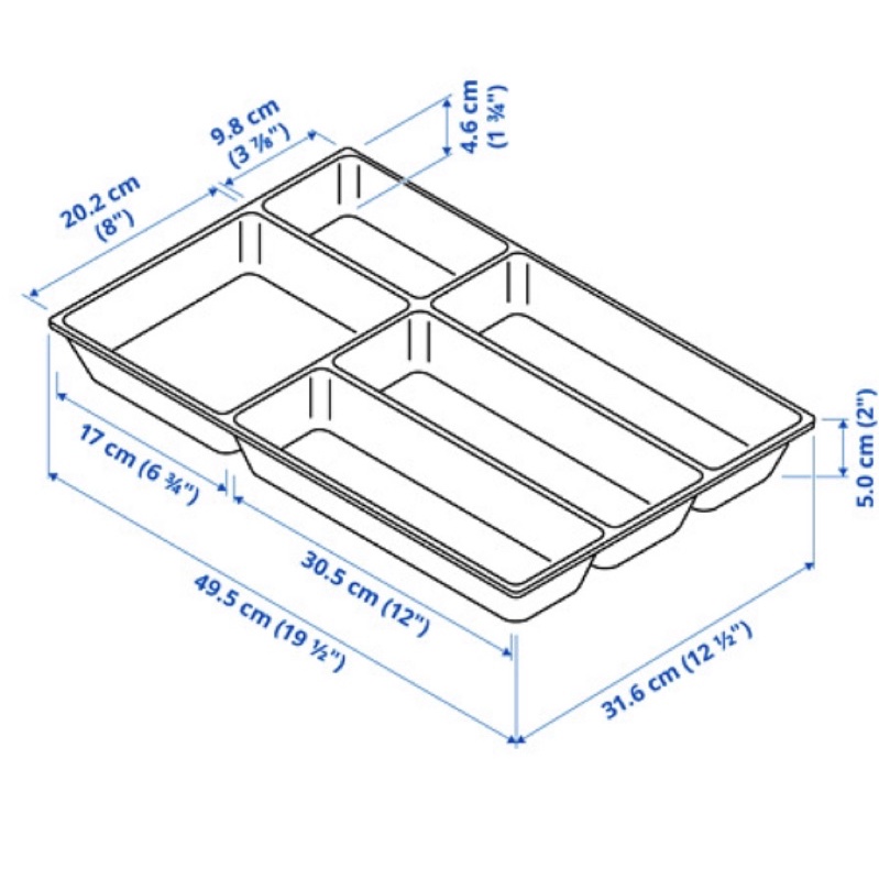 ikea cutlery tray / tempat sendok garpu / organize uppdatera / kitchen drawer organised