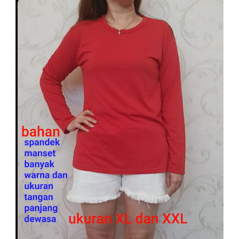 kaos dalaman spandek tgn panjang M.L.XL.XXL.bahan bagus