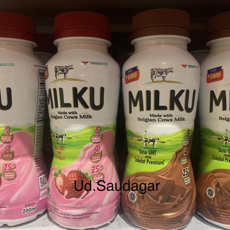 

Susu Milku UHT Strawberry Coklat