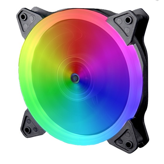 fan casing gaming nyk nemesis AURA RGB static Led Ring not aurora Fan