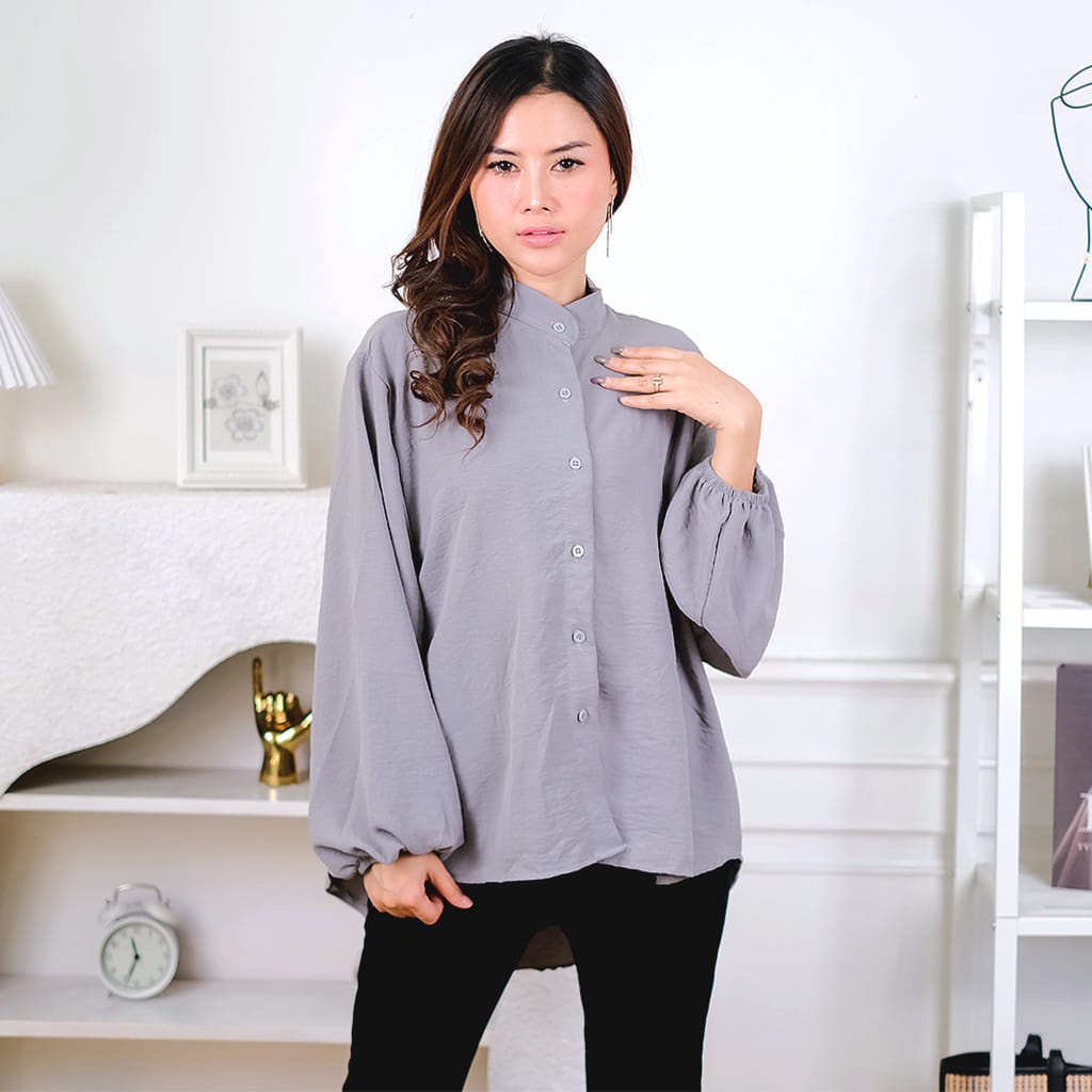 ⭐️ PREMIUM AIRFLOW CRINCLE ⭐️ Vella Blouse CRINCLE u8y