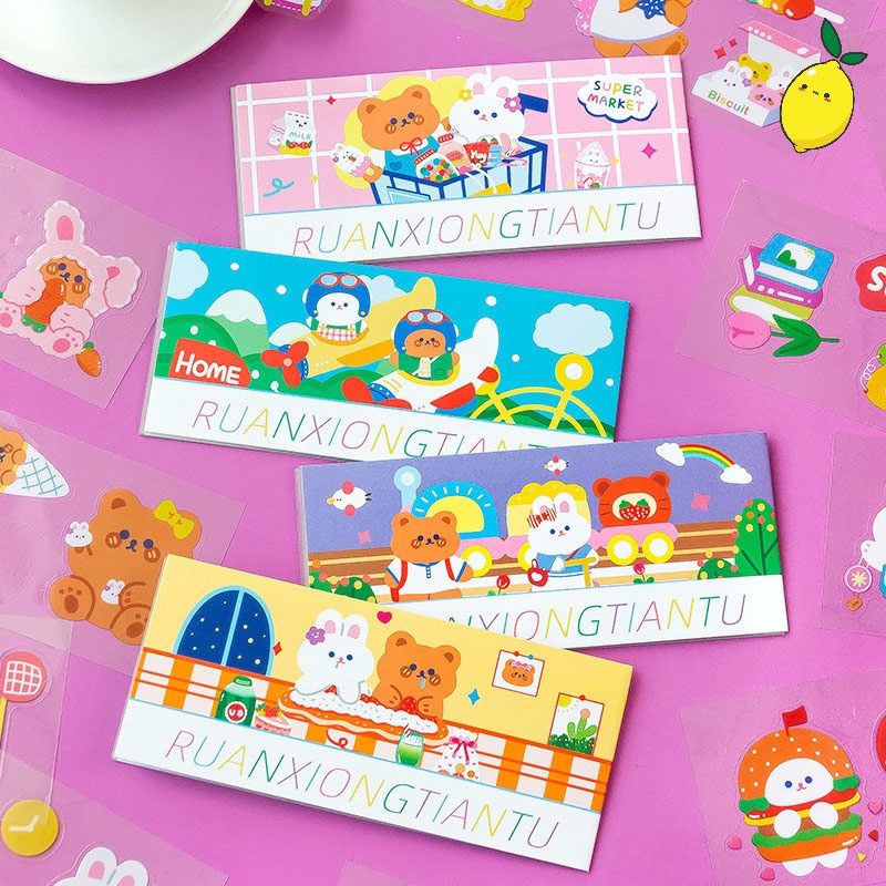 

Stiker Lucu Give You a Bite of Sweet Diary Deco Stickers