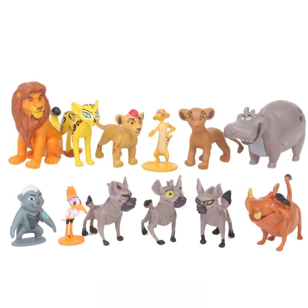 [Elegan] Lion King Action Figure Anak Hadiah 12pcs/set Kion Model Simba Mainan Ornamen Boneka Anime Lion King