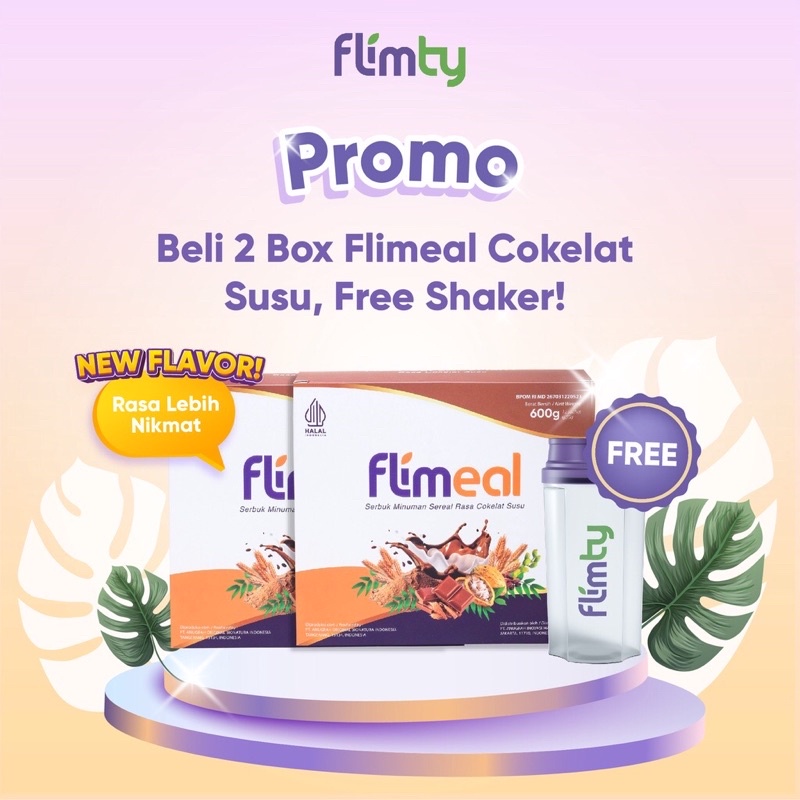 

FLIMEAL Minuman Sereal Instant Flimmeal Makanan Diet Vegan Super Food