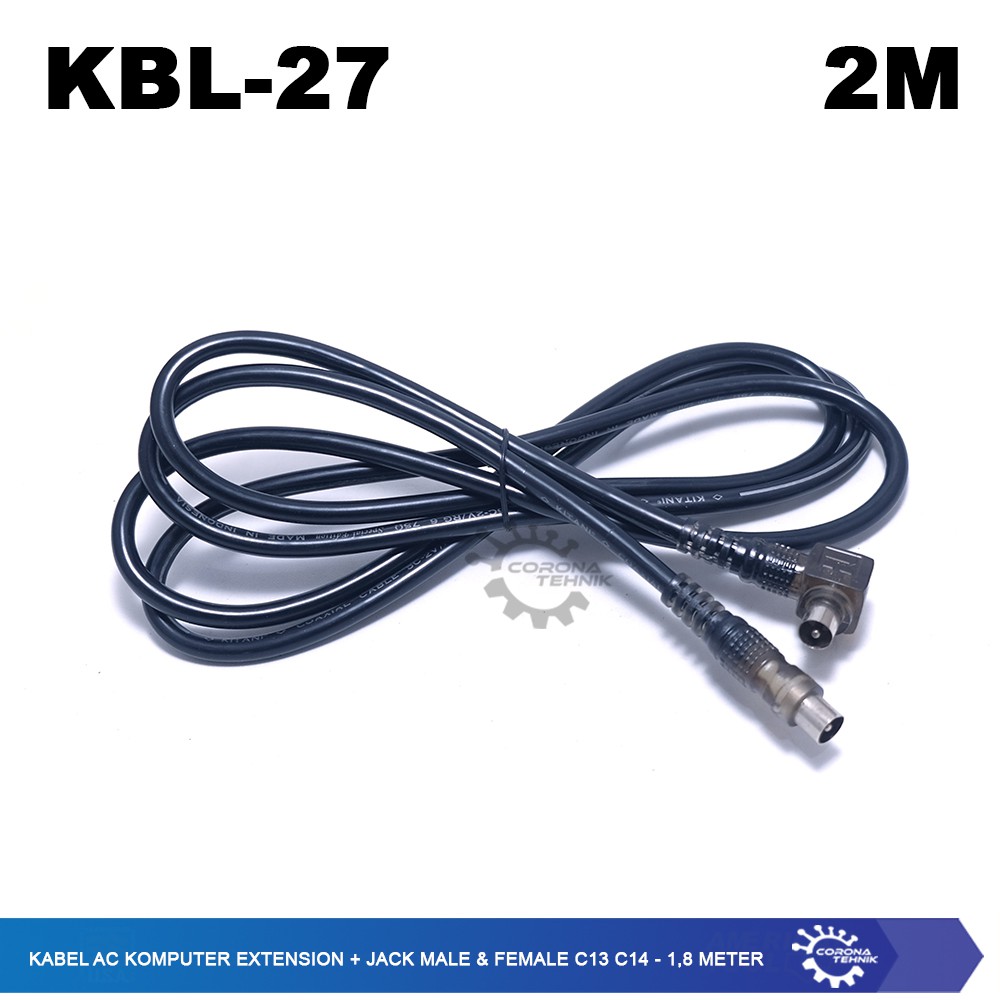 Kitani Panjang 2 Meter - Kabel Antenna Jack To Jack 5C-2V T-L