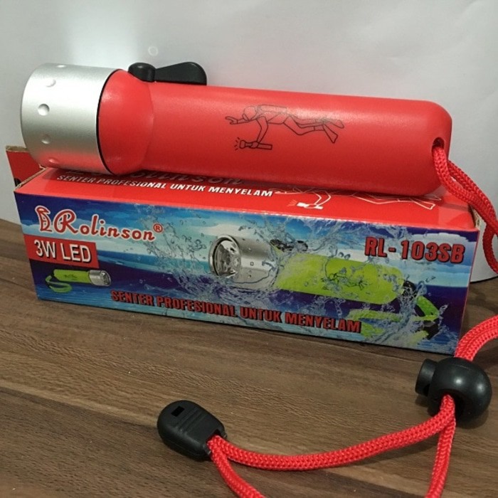 Senter Selam Diving Tangan/senter menyelam/senter diving rolinson RL-103SB