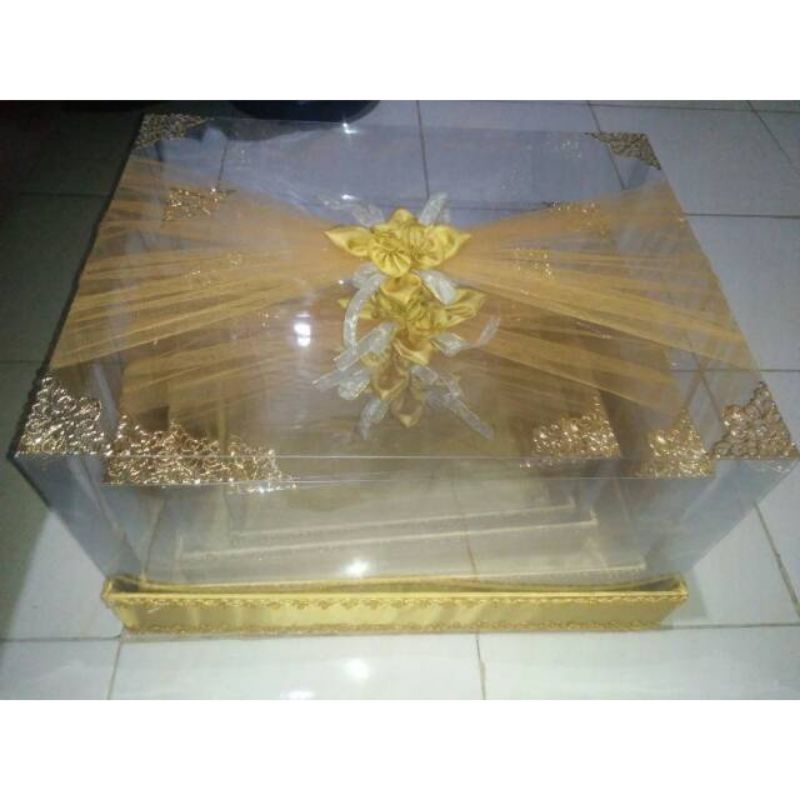 

kotak seserahan / hantaran pita lurus 1 set isi 4pcs