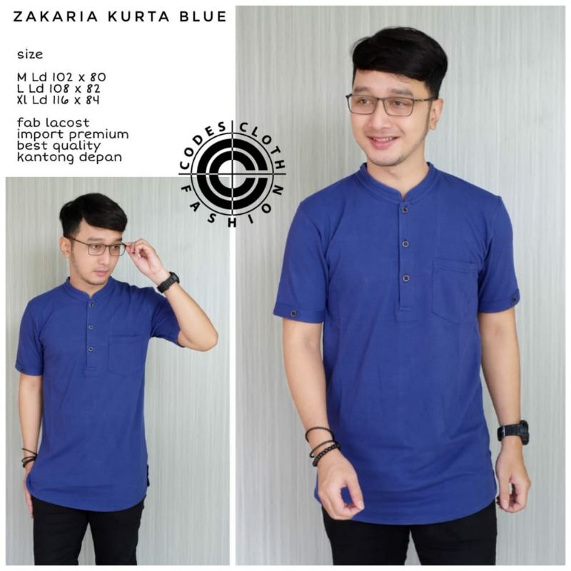 Kurta Kaos Baju Kurta Polo Baju Lebaran Pakaian Muslim Exclusive Premium