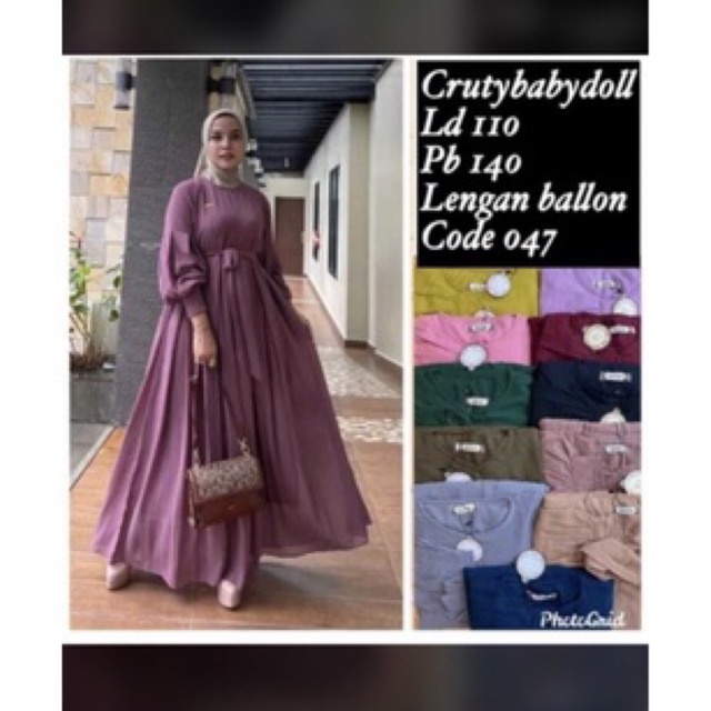 Gamis Frilla ceruty