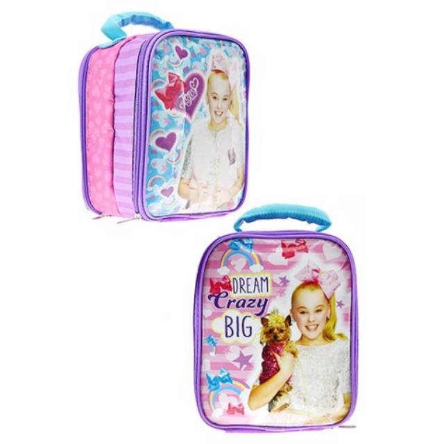 jojo siwa backpack with lunchbox