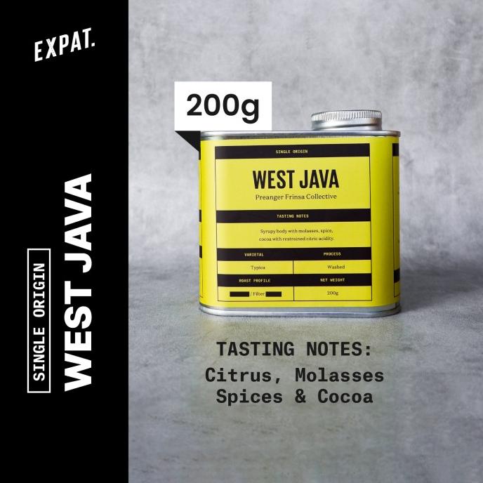

Expat Roasters West Java Washed Biji Kopi / bubuk kopi Arabika 200gr