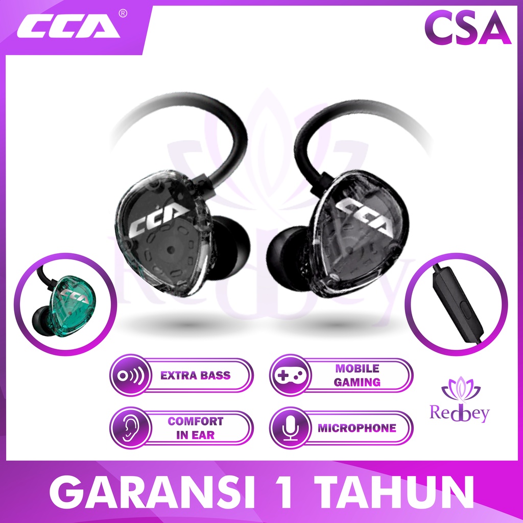 CCA CSA headset original earphone HIFI BASS with mic