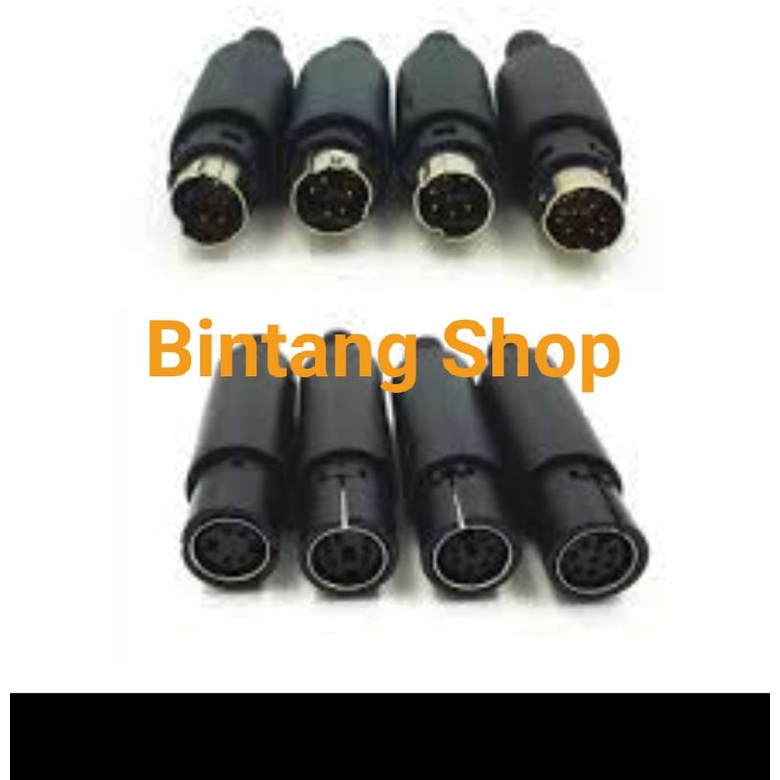 jack S video 4/6/7/8 pin male female per 1 set 1 macam