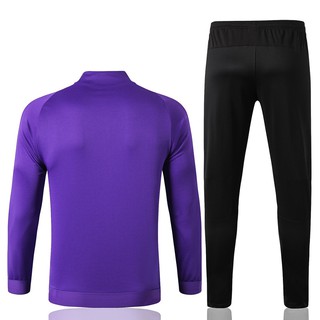 Setelan Jaket Jersey Lengan Panjang Celana Warna Ungu Setelan Jaket Jersey Lengan Panjang Celana Warna Ungu