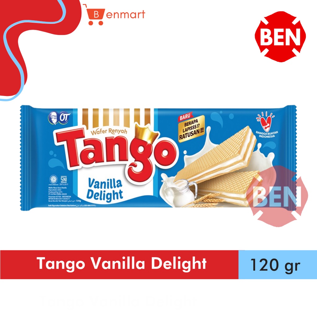 

Tango Long Wafer Vanilla Delight 110g 110gr 110 g gr gram - Vanila Milk Susu