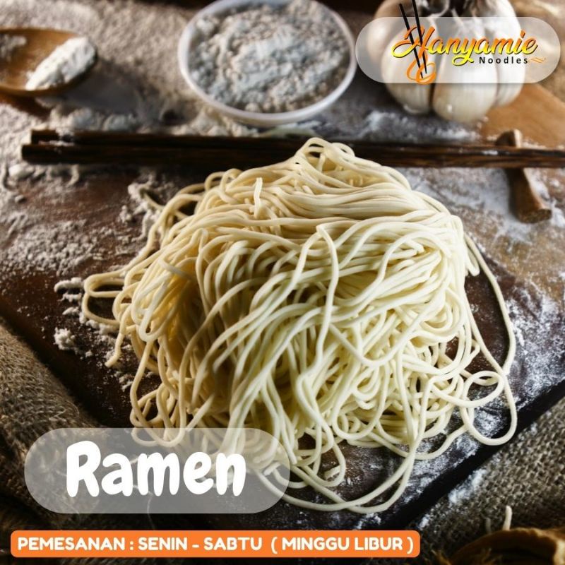 

ADY78 Mie Ramen Mentah Hanyamie Halal Isi 10 Pcs