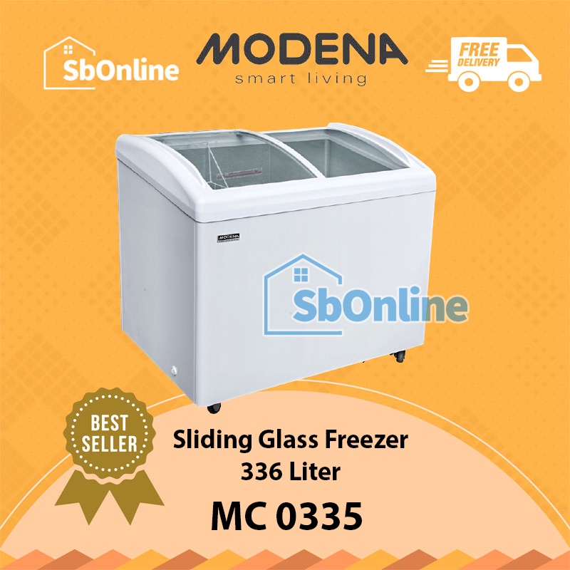 MODENA Sliding Glass Freezer - MC 0335