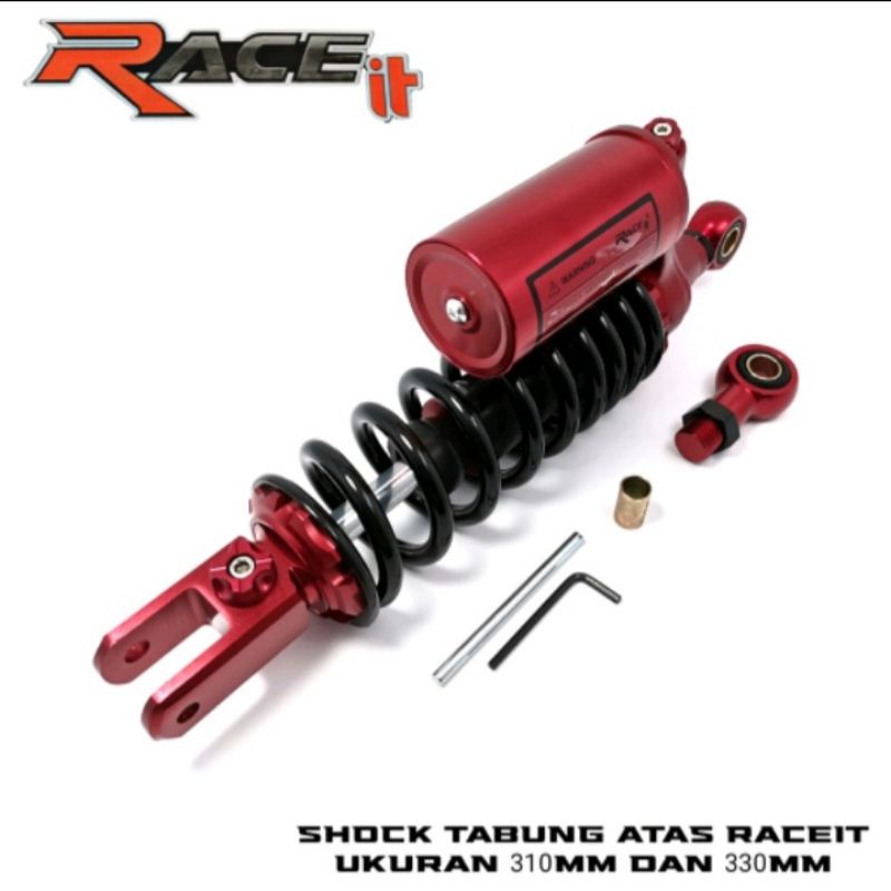 Shockbreaker RACEIT Sport 310mm - 330mm VARIO OLD/NEW MIO/BEAT/SCOOPY dan motor lainnya