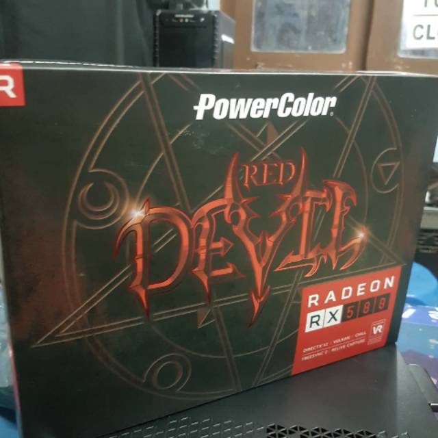 VGA PowerColor Red Devil RX580 8GB bekas gaming