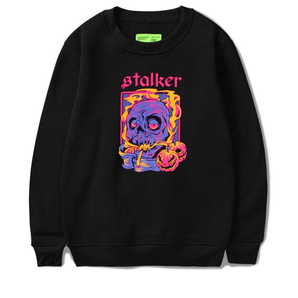 Stalker Sweater Crewneck - Jack O' Lantern