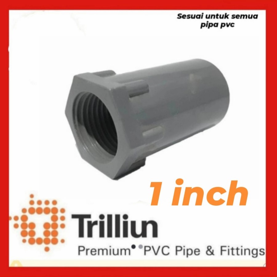 Sok Drat Dalam 1&quot; TS Trilliun - Faucet Socket 1&quot; TS TRILLIUN