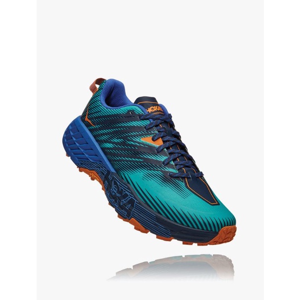 SEPATU LARI PRIA TRAIL HOKA ONE ONE SPEEDGOAT 4 ATLANTIS ORIGINAL