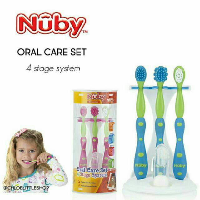 nuby oral care set