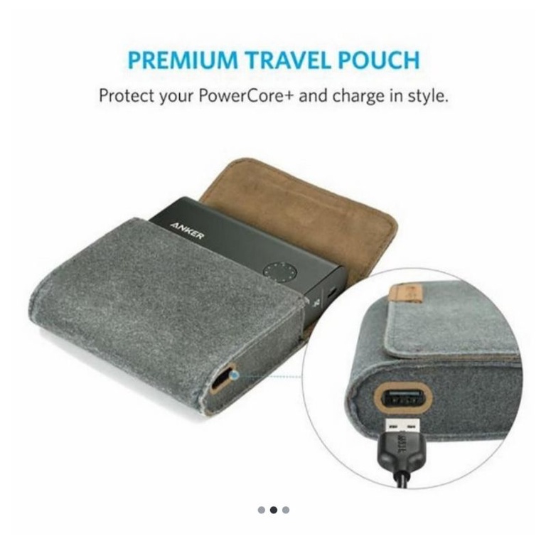 Pouch ANKER Original Powerbank PowerCore+ 10050 Brown