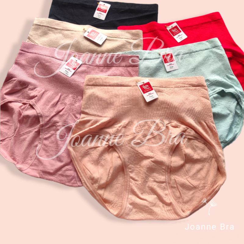 Elena Ceana Dalam Wanita Knit + Katun Semi Korset Pasak Tinggi E 966 - CD Highwaist Elastis fit bb 7