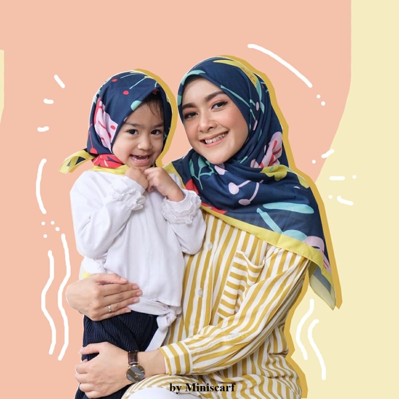 Pre Order - Kerudung Anak - Flower Series