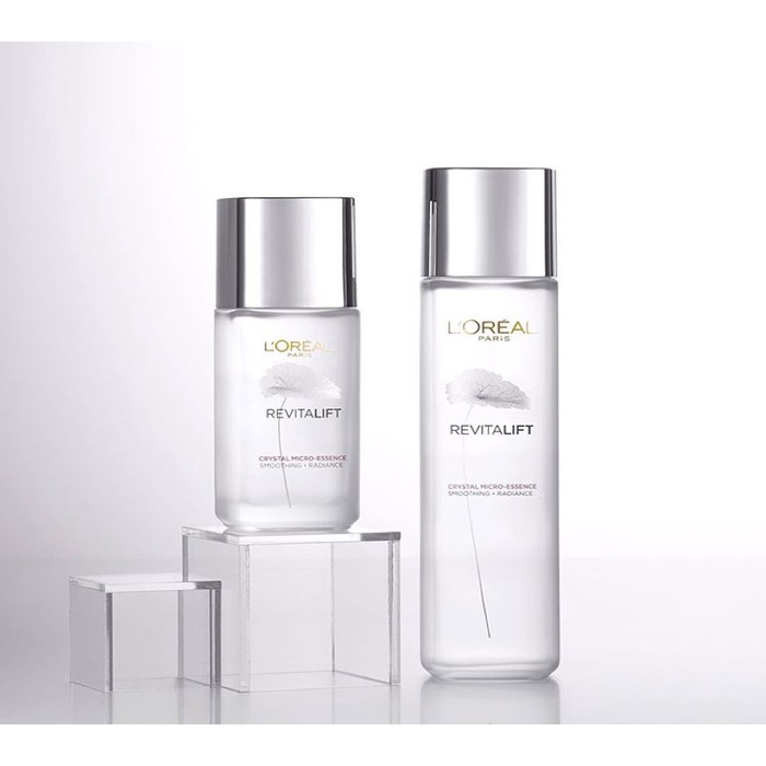 L'Oreal Paris Revitalift Crystal Micro Essence Water Serum 65ml - Loreal White Perfect Day Cream Pak